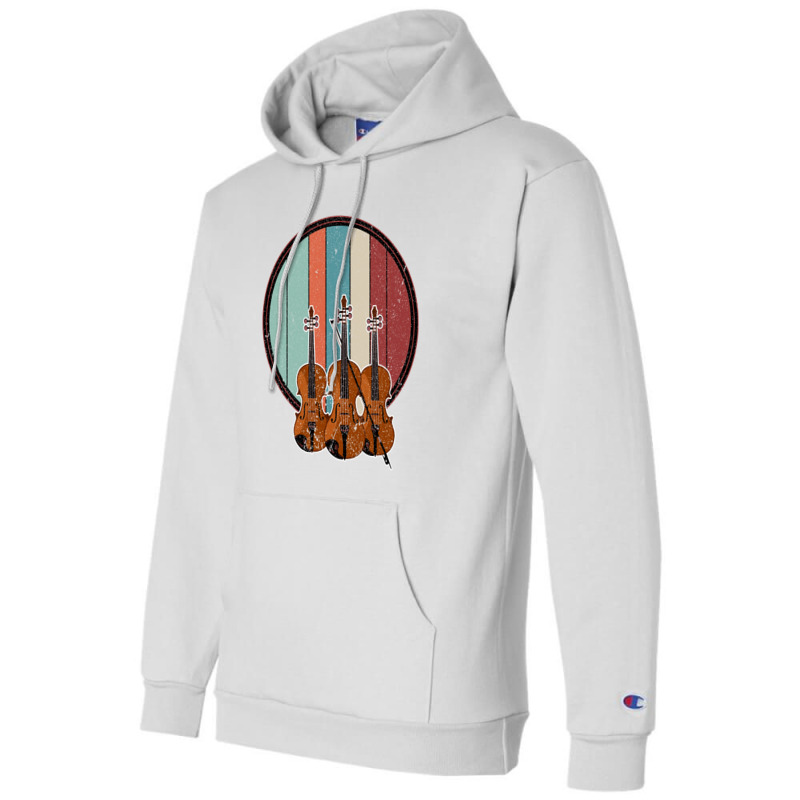 Violin Vintage Champion Hoodie | Artistshot