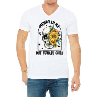 Mentally Ill But Totally Chill V-neck Tee | Artistshot