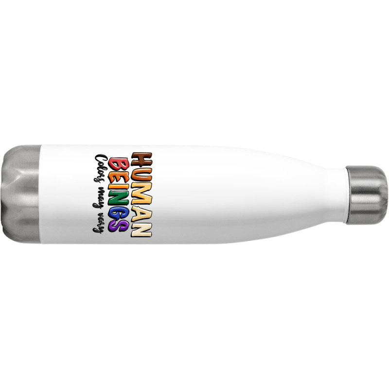 Human Beings Colors May Vary Stainless Steel Water Bottle | Artistshot