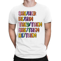 Lgbtq Pronouns T-shirt | Artistshot