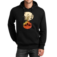 Skull Bowl For Tree With Full Moon Unisex Hoodie | Artistshot