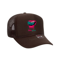 Falling In Reverse   Official Merchandise   Lips Pullover Hoodie Foam Trucker Hat | Artistshot