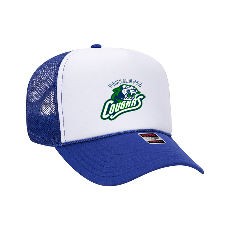 Burlington Cougars Foam Trucker Hat | Artistshot