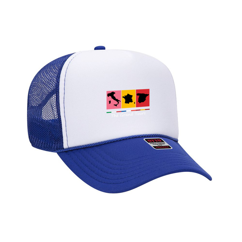 Grand Tours Countries V2 Foam Trucker Hat by cm-arts | Artistshot