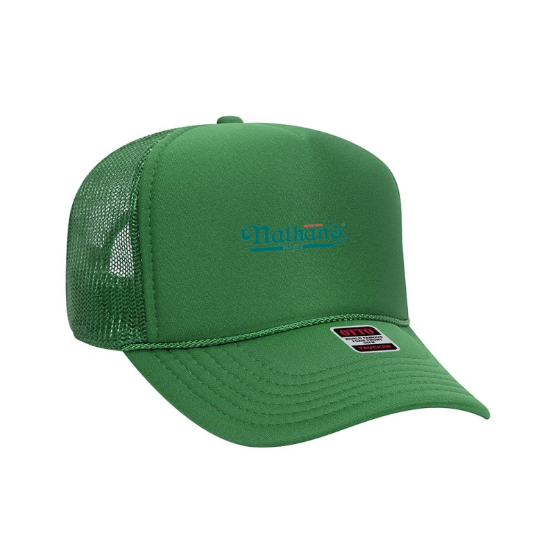 Nathan's Famous Resto Foam Trucker Hat by Leslietorresw | Artistshot