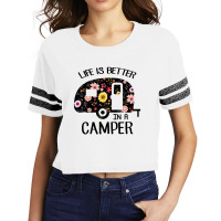 Life Is Better In A Camper Scorecard Crop Tee | Artistshot