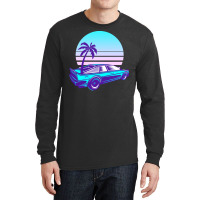 Synthwave T  Shirt Futuristic Car Retro Sunset Synthwave T  Shirt Long Sleeve Shirts | Artistshot