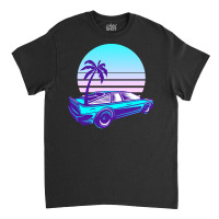 Synthwave T  Shirt Futuristic Car Retro Sunset Synthwave T  Shirt Classic T-shirt | Artistshot