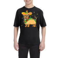 Cinco De Mayo T  Shirt Sombrero Yorkshire Terrier Dog Tacos Cinco De M Youth Tee | Artistshot