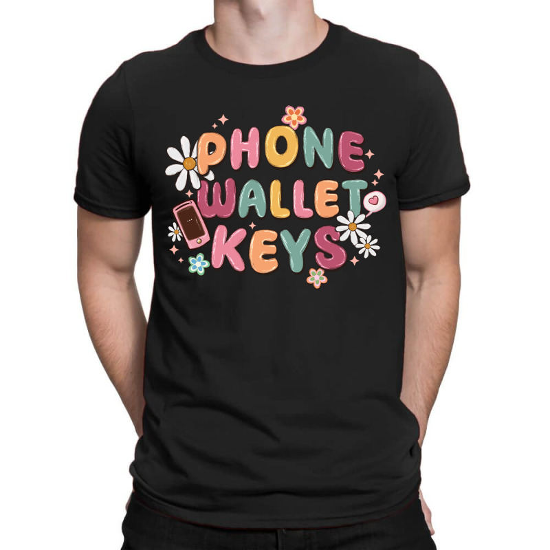 Phone Wallet Keys T-shirt | Artistshot