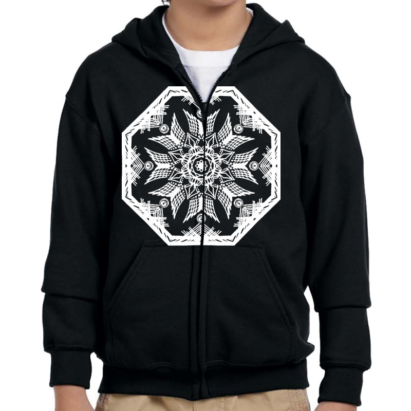 Mandala Art T  Shirt Mandala Magic Circle Youth Zipper Hoodie by wrohan578 | Artistshot