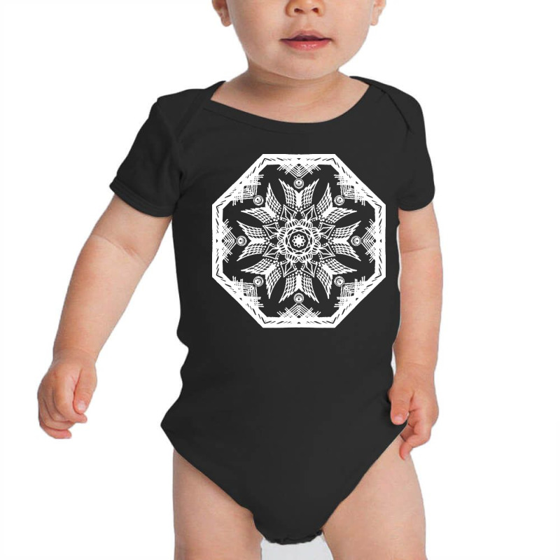 Mandala Art T  Shirt Mandala Magic Circle Baby Bodysuit by wrohan578 | Artistshot