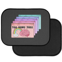 Too Many Tabs Rear Car Mat | Artistshot