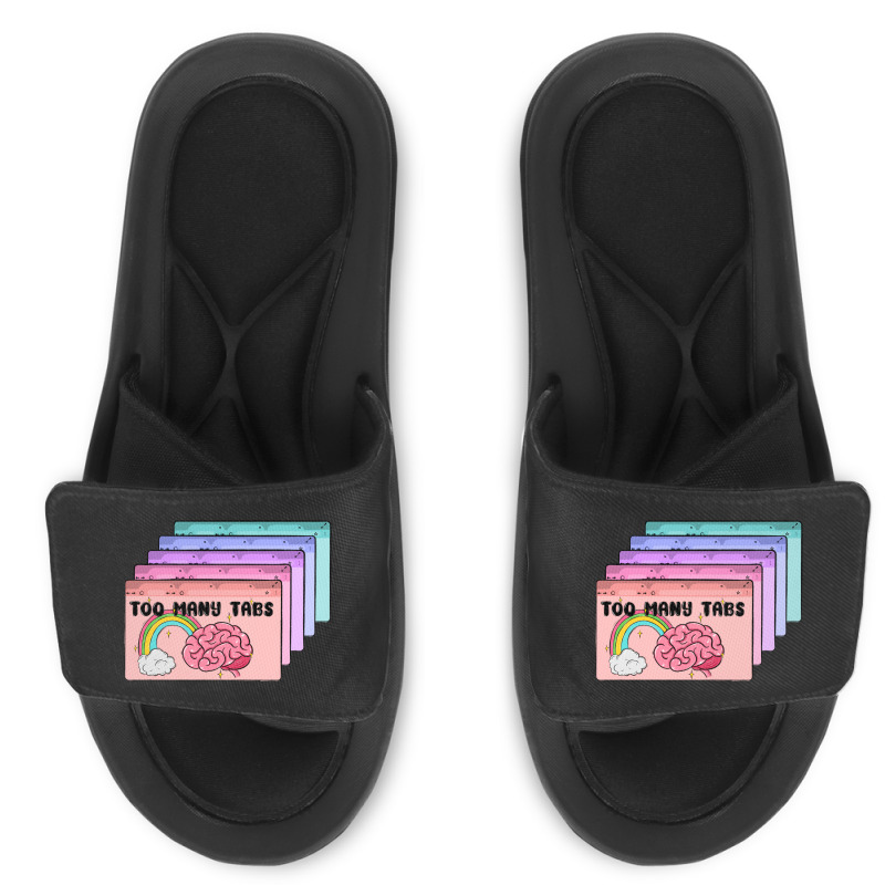 Too Many Tabs Slide Sandal | Artistshot