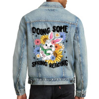 Doing Some Spring Reading Men Denim Jacket | Artistshot