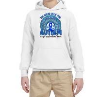 We Wear Blue For Autism Accept Understand Love Youth Hoodie | Artistshot