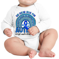 We Wear Blue For Autism Accept Understand Love Long Sleeve Baby Bodysuit | Artistshot