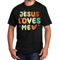 Jesus Loves Me Basic T-shirt | Artistshot