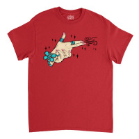 Western Turquoise Gun Hand Classic T-shirt | Artistshot