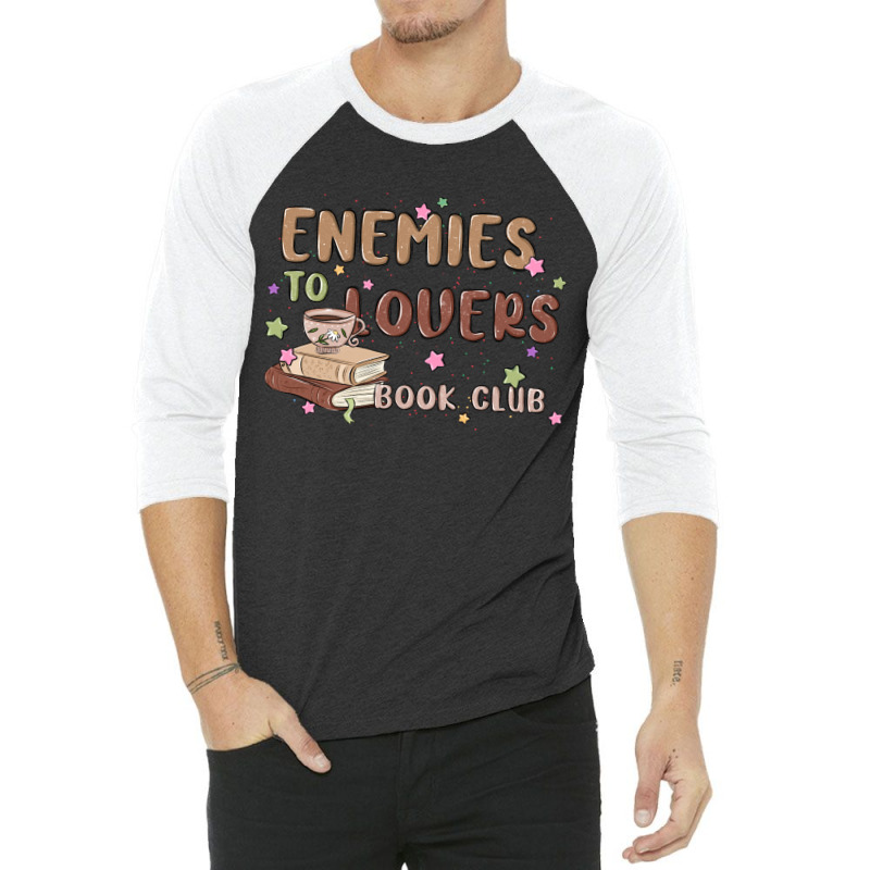 Enemies To Lovers Book Club 3/4 Sleeve Shirt | Artistshot