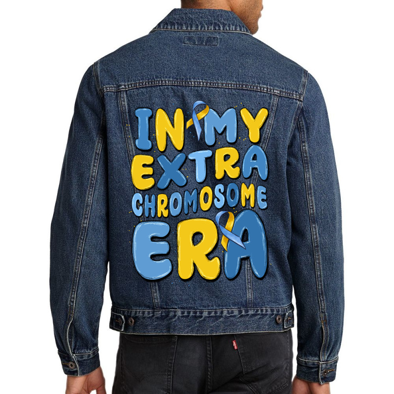 In My Extra Chromosome Era Men Denim Jacket | Artistshot