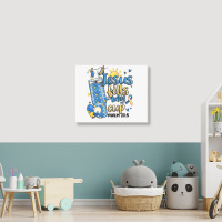 Down Syndrome Jesus Fills My Cup Landscape Canvas Print | Artistshot