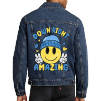 Down Right Amazing Men Denim Jacket | Artistshot