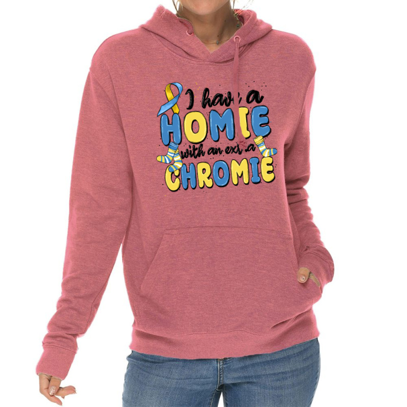 I Have Homie With An Extra Chromie Lightweight Hoodie | Artistshot