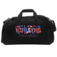 4th Of July Nursing Administrator Active Duffel | Artistshot