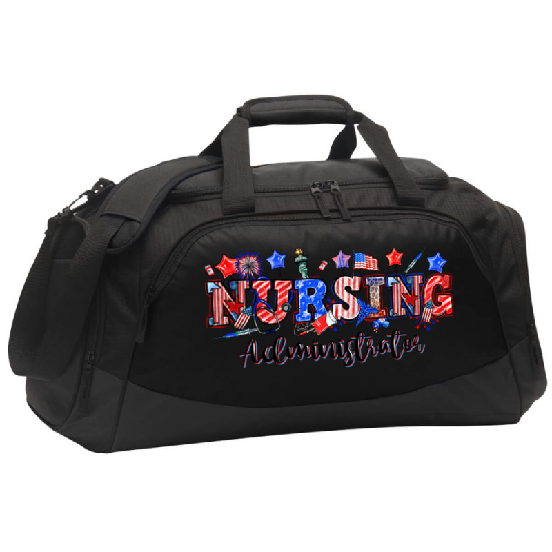 4th Of July Nursing Administrator Active Duffel | Artistshot