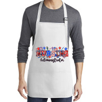 4th Of July Nursing Administrator Medium-length Apron | Artistshot