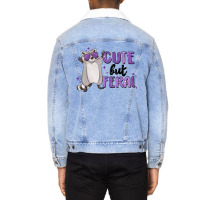 Cute But Feral Unisex Sherpa-lined Denim Jacket | Artistshot