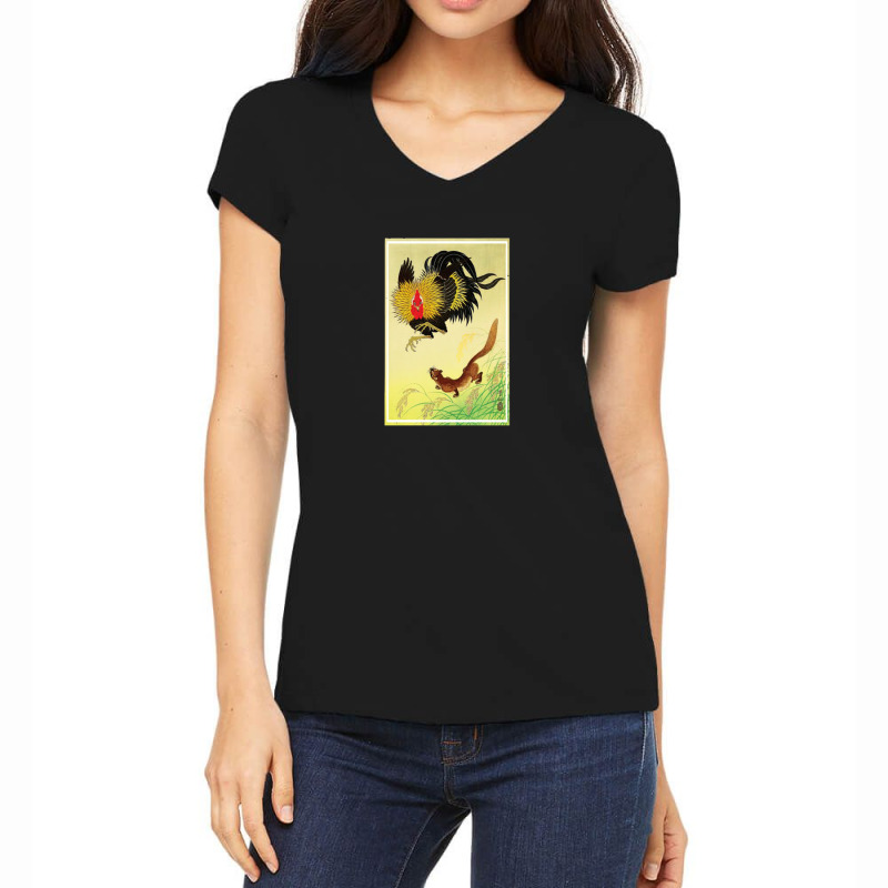 Doguya Jinza Hokaibo Bokon Shimobe Gunsuke 2 By Utagawa Kuniyoshi 9111 Women's V-Neck T-Shirt by fahmi2 | Artistshot