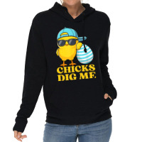 Chicks Dig Me Easter Happy Easter Funny Lightweight Hoodie | Artistshot