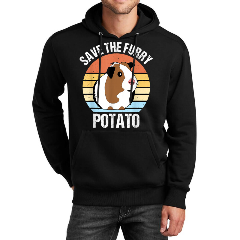 Save The Furry Potato Funny Guinea Pig T Shirt Unisex Hoodie | Artistshot