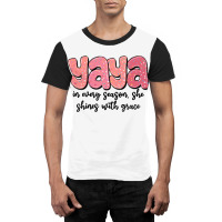 Yaya In Every Season, She Shines With Grace Graphic T-shirt | Artistshot