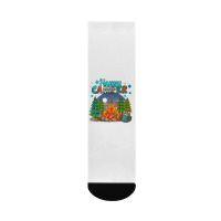 Happy Camper Crew Socks | Artistshot