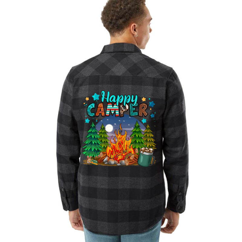 Happy Camper Flannel Shirt | Artistshot