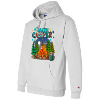 Happy Camper Champion Hoodie | Artistshot