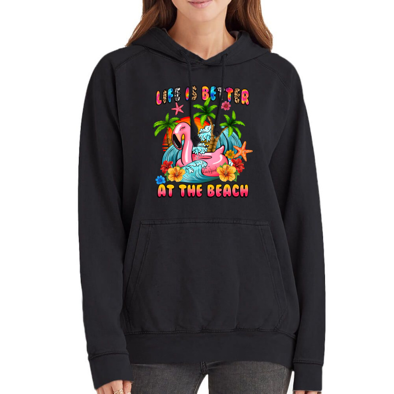 Life Is Better At The Beach Vintage Hoodie | Artistshot