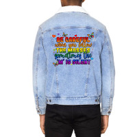 Be Careful When You Follow The Masses Sometimes Th Unisex Sherpa-lined Denim Jacket | Artistshot