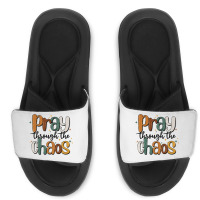 Pray Throthe Chaos Slide Sandal | Artistshot