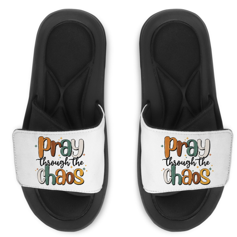 Pray Throthe Chaos Slide Sandal | Artistshot