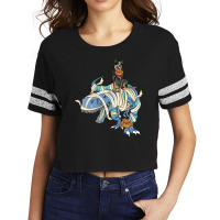 Australian Cattle Riding Dinosaur Halloween Dog Scorecard Crop Tee | Artistshot