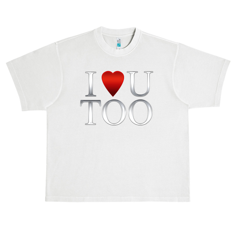 I Love U Too Urban Heavy T-shirt | Artistshot