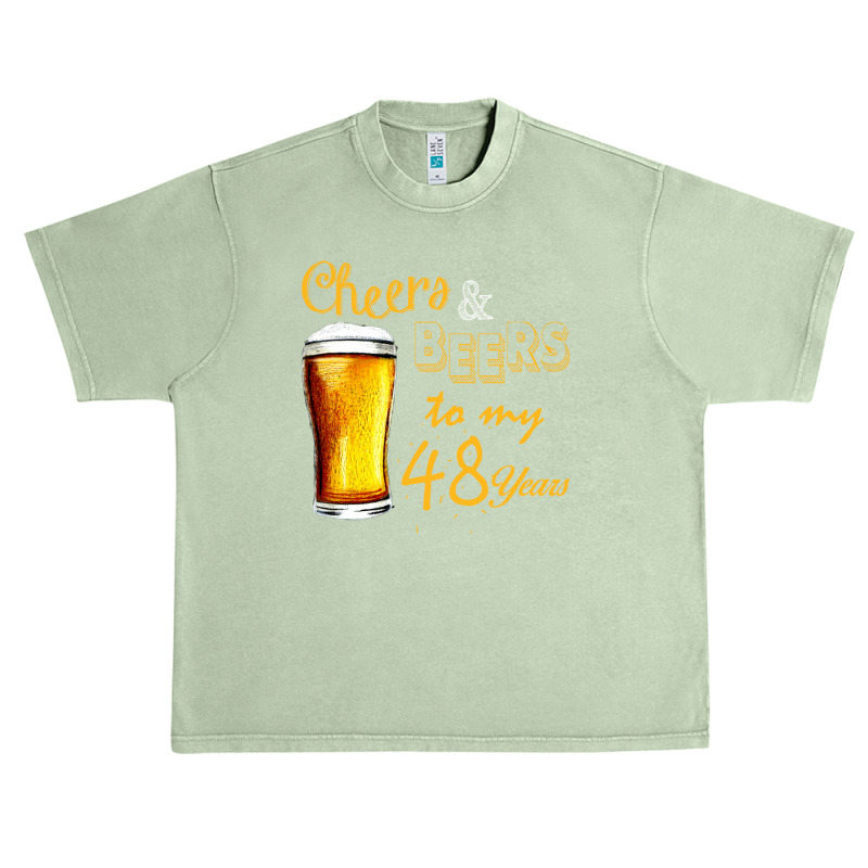 Cheers And Beers To  My 48 Years Urban Heavy T-shirt | Artistshot