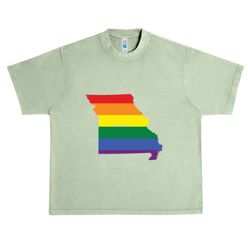 Missouri Rainbow Flag Urban Heavy T-shirt | Artistshot