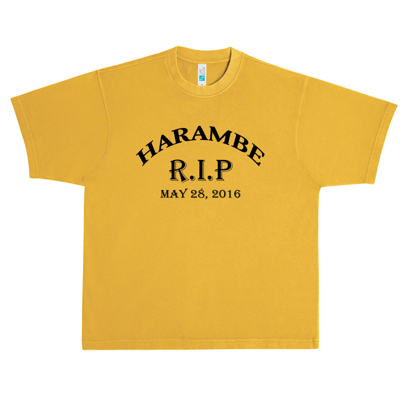 Harambe Rip May 28 2016 Urban Heavy T-shirt | Artistshot