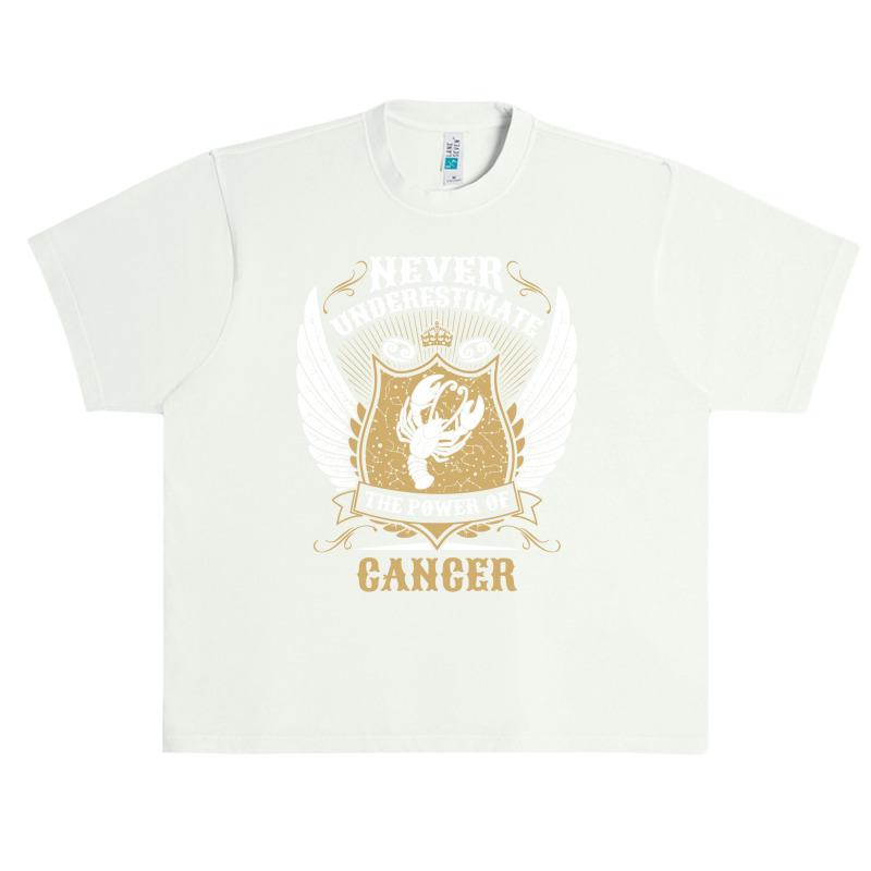 Never Underestimate The Power Of Cancer Urban Heavy T-shirt | Artistshot