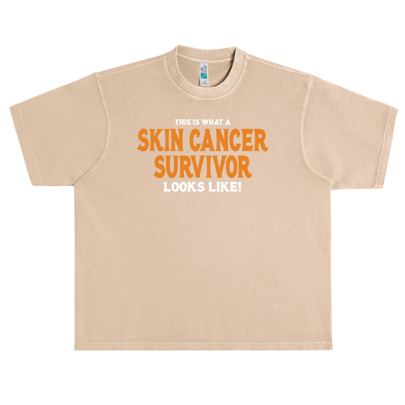 This Is What A Skin Cancer Survivor Looks Like Urban Heavy T-shirt | Artistshot